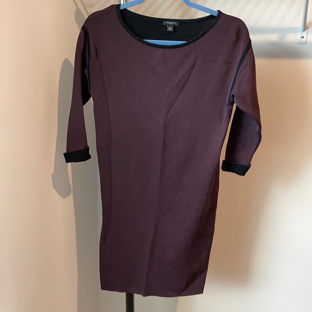 3/4 sleeve sweater dress